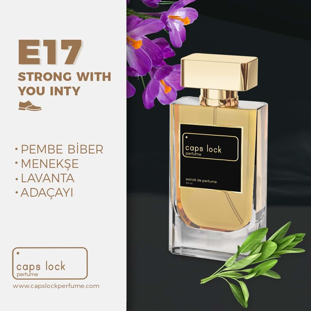 CAPS LOCK PERFUME E17-(G.Armani-Stronger With You Intensely Muadili) 55 ml.