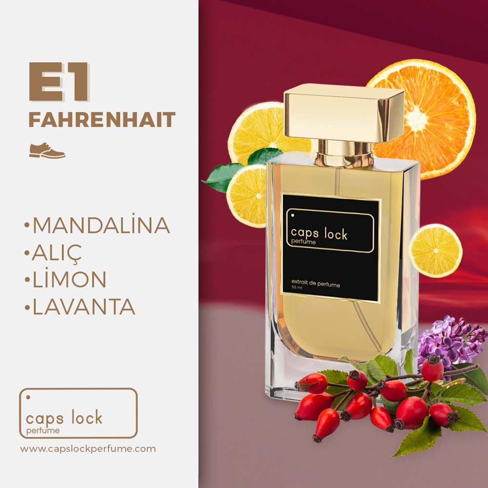 CAPS LOCK PERFUME E1-(CD-Fahrenheit Muadili) 55 ml.