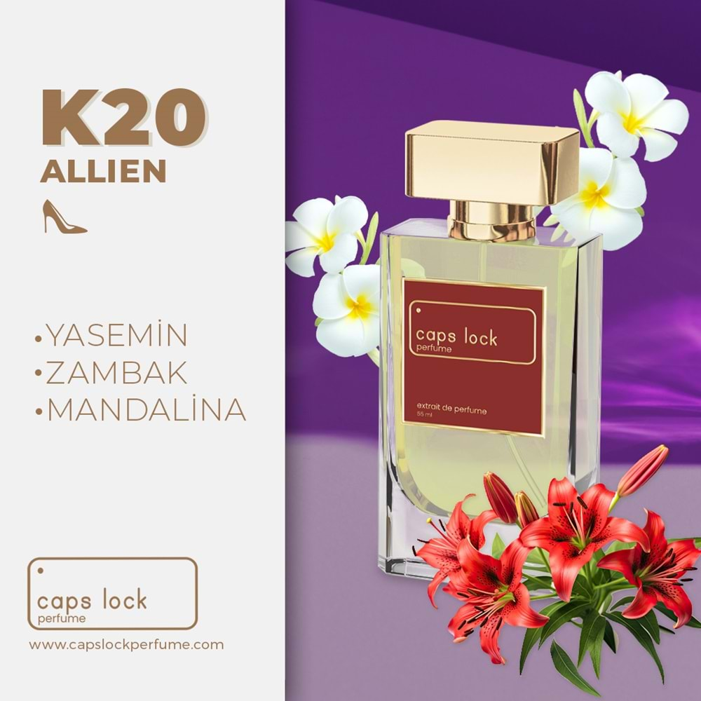 CAPS LOCK PERFUME K20-(Thierry Mugler-Alien Muadili) 55 ml.