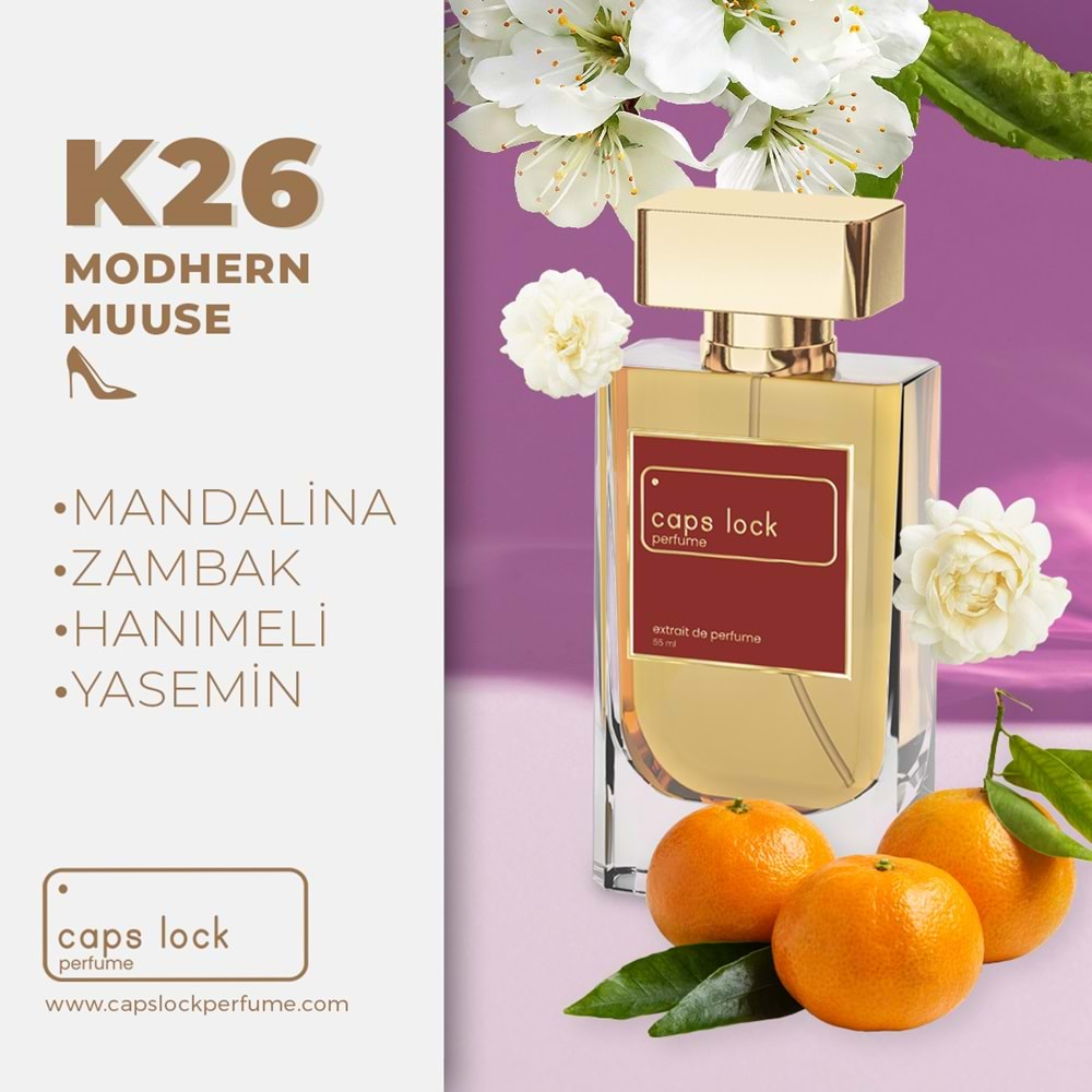 CAPS LOCK PERFUME K26-(Estee Lauder-Modern Muse Muadili) 55 ml.