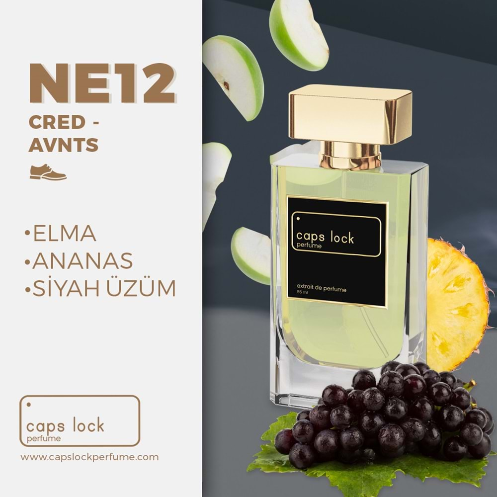 CAPS LOCK PERFUME NE12-(Creed-Aventus Muadili) 55 ml.