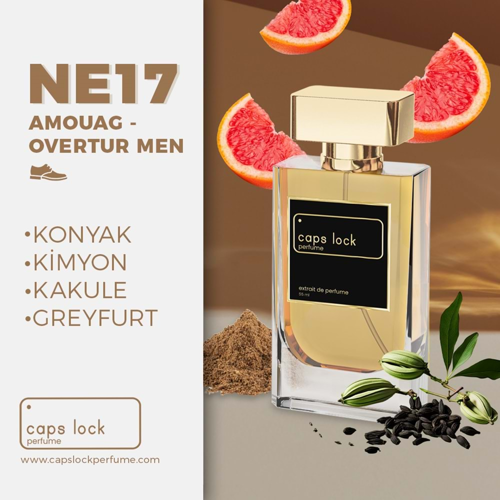 CAPS LOCK PERFUME NE17-(Amouage-Overture Men Muadili) 55 ml.