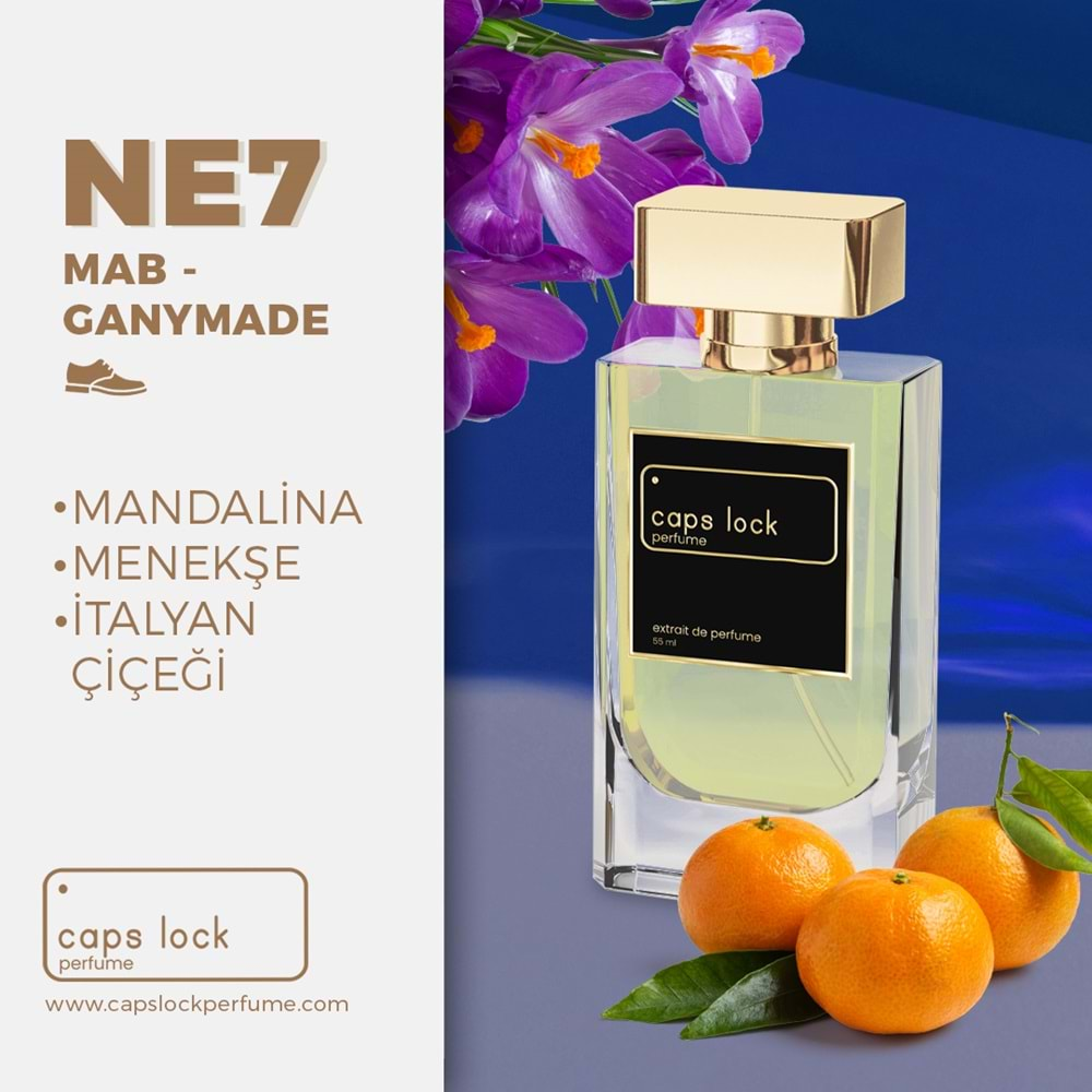 CAPS LOCK PERFUME NE7-(Marc Antoine Barrois-Ganymede Muadili) 55 ml.