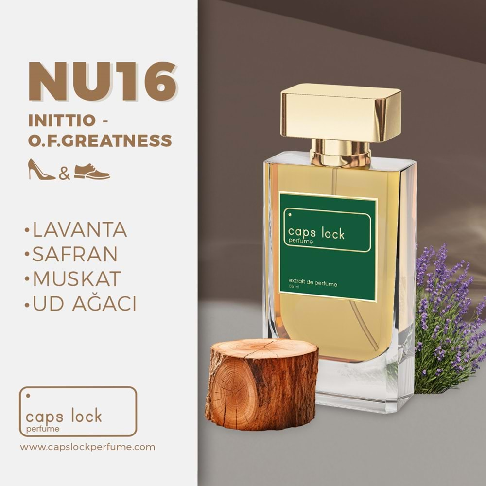 CAPS LOCK PERFUME NU16-(Initio-Oud For Greatness Muadili) 55 ml.