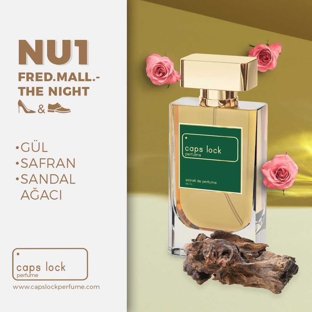 CAPS LOCK PERFUME NU1-(Frederic Malle-The Night Muadili) 55 ml.