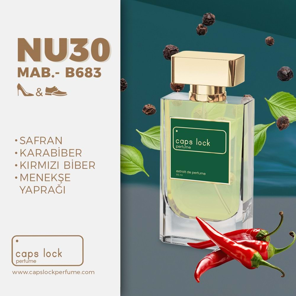 CAPS LOCK PERFUME NU30-(Marc Antoine Barrois-B683 Muadili) 55 ml.