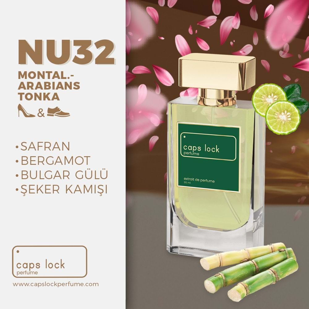 CAPS LOCK PERFUME NU32-(Montale-Arabians Tonka Muadili) 55 ml.