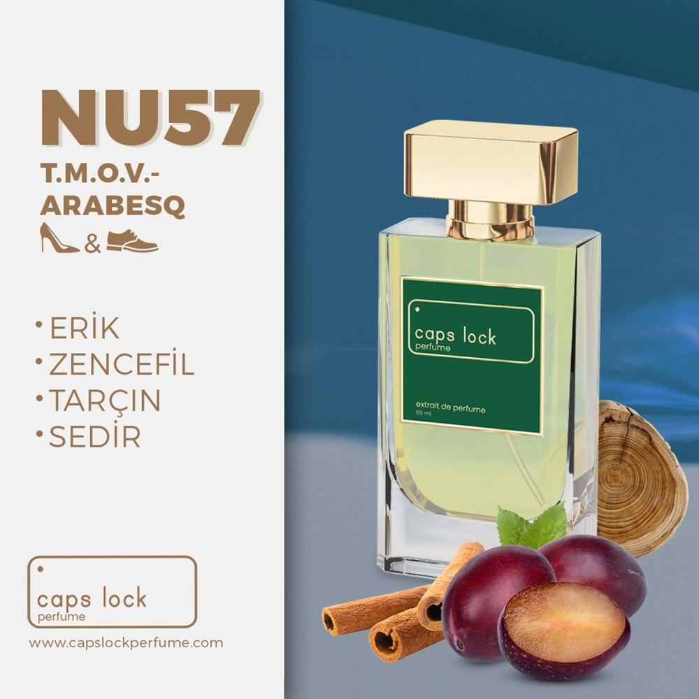 CAPS LOCK PERFUME NU57-(The Merchant Of Venice-Arabesque Muadili) 55 ml.