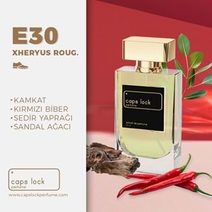 CAPS LOCK PERFUME E30-(Givenchy-Xeryus Rouge Muadili) 55 ml.