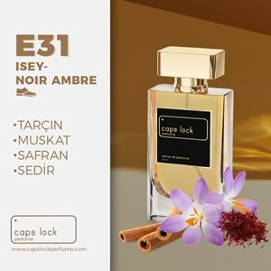 CAPS LOCK PERFUME E31-(Issey Miyake-Noir Ambre Muadili) 55 ml.