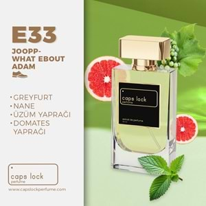 CAPS LOCK PERFUME E33-(Joop-What About Adam Muadili) 55 ml.