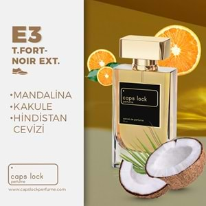 CAPS LOCK PERFUME E3-(Tom Ford- Noir Extreme Edp. Muadili) 55 ml.