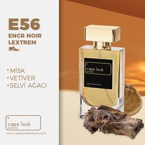 CAPS LOCK PERFUME E56-(Lalique-Encre Noire A L Extreme Muadili) 55 ml.