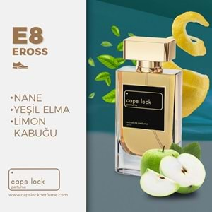 CAPS LOCK PERFUME E8-(Versace-Eros Muadili) 55 ml.