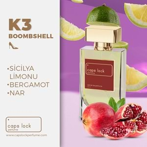 CAPS LOCK PERFUME K3-(Victorias Secret Bombshell Muadili) 55 ml.