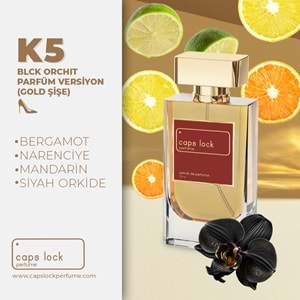 K5-Blck Orchit Parfüm Versiyon (Gold Şişe) 55 ml.