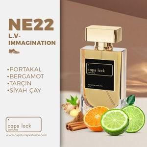 CAPS LOCK PERFUME NE22-(Louis Vuitton-Imagination Muadili) 55 ml.