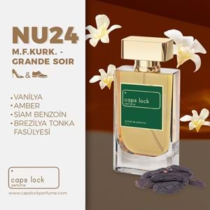 CAPS LOCK PERFUME NU24-(Maison Francis Kurkdjian Grand Soir Muadili) 55 ml.