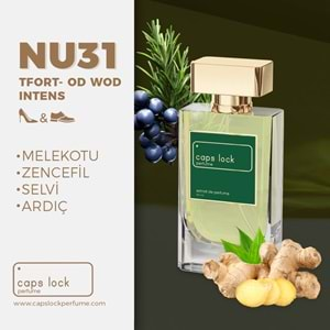 CAPS LOCK PERFUME NU31-(Tom Ford-Oud Wood İntense Muadili) 55 ml.