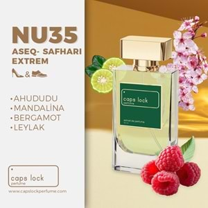 CAPS LOCK PERFUME NU35-(Hermes-Ambre Nasrguile Muadili) 55 ml.