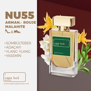 CAPS LOCK PERFUME NU55-Armani Prive-Rouje Malachite Muadili) 55 ml.