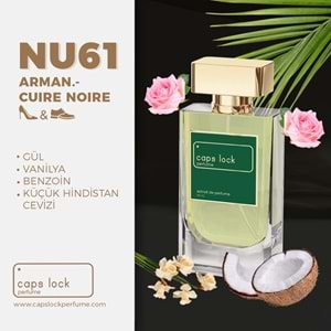 CAPS LOCK PERFUME NU61-(Armani Prive-Cuir Noir Muadili) 55 ml.